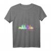 Damen München Skyline Watercolor Style Tank Top – Künstlerisch und Modern, Perfekt für München Fans und Stadtliebhaber