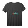 Damen T-Shirt München Skyline - Lustiges Minga Geschenk mit Spruch & V-Ausschnitt für Touristen & Münchner