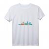 Damen T-Shirt München Skyline - Lustiges Minga Geschenk mit Spruch & V-Ausschnitt für Touristen & Münchner