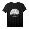 München Deutschland Skyline Design - City Skyline München T-Shirt mit Mond für München-Liebhaber und Touristen