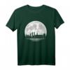 München Deutschland Skyline Design - City Skyline München T-Shirt mit Mond für München-Liebhaber und Touristen
