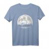 München Deutschland Skyline Design - City Skyline München T-Shirt mit Mond für München-Liebhaber und Touristen