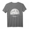 München Deutschland Skyline Design - City Skyline München T-Shirt mit Mond für München-Liebhaber und Touristen