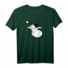 Schneemann wirft Schneeball Winter T-Shirt für Kinder und Erwachsene – Perfekt als Weihnachtsgeschenk und für die kalte Jahreszeit