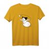 Schneemann wirft Schneeball Winter T-Shirt für Kinder und Erwachsene – Perfekt als Weihnachtsgeschenk und für die kalte Jahreszeit