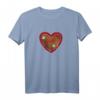 Oktoberfest T-Shirt Schatzi Geschenk Wiesn München - Romantisches Partner-Shirt für Verliebte