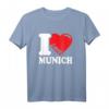 Ich liebe München. I Herz München T-Shirt – Perfektes Souvenir für Stadtliebhaber und München-Fans für Männer und Frauen