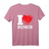 Ich liebe München. I Herz München T-Shirt – Perfektes Souvenir für Stadtliebhaber und München-Fans für Männer und Frauen