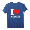 Ich liebe München. I Herz München T-Shirt – Perfektes Souvenir für Stadtliebhaber und München-Fans für Männer und Frauen