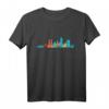 T-Shirt München Skyline Minga - Lustiges bayerisches Geschenk für Touristen, Münchner & Fans mit Stadtmotiven