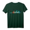 T-Shirt München Skyline Minga - Lustiges bayerisches Geschenk für Touristen, Münchner & Fans mit Stadtmotiven