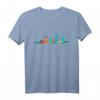 T-Shirt München Skyline Minga - Lustiges bayerisches Geschenk für Touristen, Münchner & Fans mit Stadtmotiven