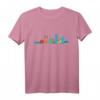 T-Shirt München Skyline Minga - Lustiges bayerisches Geschenk für Touristen, Münchner & Fans mit Stadtmotiven