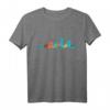 T-Shirt München Skyline Minga - Lustiges bayerisches Geschenk für Touristen, Münchner & Fans mit Stadtmotiven
