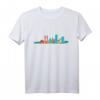 T-Shirt München Skyline Minga - Lustiges bayerisches Geschenk für Touristen, Münchner & Fans mit Stadtmotiven