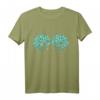 Grünes Türkis Meerjungfrau T-Shirt mit Muschelmuster – Perfekt für Strand, Halloween & Tropenpartys