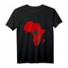 Afrika Map Outline mit Marokkanischer Flagge - Reise-Design für Marokko-Liebhaber & Wurzeln zeigen
