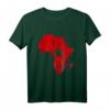 Afrika Map Outline mit Marokkanischer Flagge - Reise-Design für Marokko-Liebhaber & Wurzeln zeigen