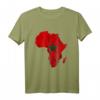 Afrika Map Outline mit Marokkanischer Flagge - Reise-Design für Marokko-Liebhaber & Wurzeln zeigen