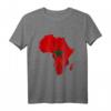Afrika Map Outline mit Marokkanischer Flagge - Reise-Design für Marokko-Liebhaber & Wurzeln zeigen
