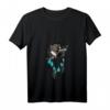 Damen Dreamcatcher Traumfänger T-Shirt mit V-Ausschnitt – Indianer Wolf Hippie Mode für Spirituelle, Mottopartys & Esoterik-Fans