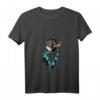 Damen Dreamcatcher Traumfänger T-Shirt mit V-Ausschnitt – Indianer Wolf Hippie Mode für Spirituelle, Mottopartys & Esoterik-Fans