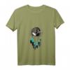 Damen Dreamcatcher Traumfänger T-Shirt mit V-Ausschnitt – Indianer Wolf Hippie Mode für Spirituelle, Mottopartys & Esoterik-Fans