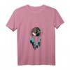 Damen Dreamcatcher Traumfänger T-Shirt mit V-Ausschnitt – Indianer Wolf Hippie Mode für Spirituelle, Mottopartys & Esoterik-Fans