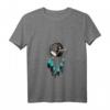 Damen Dreamcatcher Traumfänger T-Shirt mit V-Ausschnitt – Indianer Wolf Hippie Mode für Spirituelle, Mottopartys & Esoterik-Fans