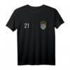 Namibia Nummer 21 Sporttrikot Fußball - Nationalstolz, Flagge & Wappen, Souvenir & Geschenk für Namibia Fans