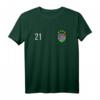 Namibia Nummer 21 Sporttrikot Fußball - Nationalstolz, Flagge & Wappen, Souvenir & Geschenk für Namibia Fans