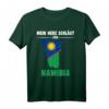 Namibia Flagge Mein Herz schlägt für Namibia T-Shirt – Perfektes Geschenk für Namibia-Liebhaber und Urlauber