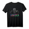 Big 5 Wildlife Design für Namibia Safari - T-Shirt mit Afrika's Big Five und Namibia Flaggenfarben