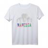 Big 5 Wildlife Design für Namibia Safari - T-Shirt mit Afrika's Big Five und Namibia Flaggenfarben