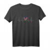 Herzschlag Namibia T-Shirt mit namibianischer Flagge – Stolzes Geschenk für Namibia-Liebhaber und Heimatverbundene