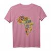 Africa Map with Traditional African Patterns T-Shirt – Stolz auf afrikanisches Erbe, Black History Month & kulturelle Feier
