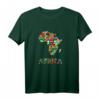 Afrika Flaggen T-Shirt - Perfektes Souvenir und Reiseoutfit für Afrika-Urlaub, Safari & Strand in Sansibar