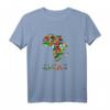 Afrika Flaggen T-Shirt - Perfektes Souvenir und Reiseoutfit für Afrika-Urlaub, Safari & Strand in Sansibar