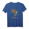 Afrika Flaggen T-Shirt - Perfektes Souvenir und Reiseoutfit für Afrika-Urlaub, Safari & Strand in Sansibar