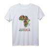Afrika Flaggen T-Shirt - Perfektes Souvenir und Reiseoutfit für Afrika-Urlaub, Safari & Strand in Sansibar