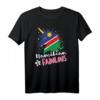 Namibisches Einhorn Namibia Flagge T-Shirt - Klassisch geschnitten, doppelt genähter Saum für Namibia-Fans und Reiseliebhaber