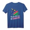 Namibisches Einhorn Namibia Flagge T-Shirt - Klassisch geschnitten, doppelt genähter Saum für Namibia-Fans und Reiseliebhaber