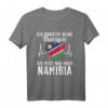 Namibianische Flagge T-Shirt | Namibia Urlaub & Souvenir Geschenk für Namibia Fans & Liebhaber
