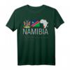 Namibia T-Shirt mit Flagge, Emblem und Afrika-Karte – Perfektes Souvenir und Geschenk für Namibia-Reisende und Afrika-Fans