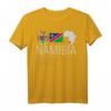 Namibia T-Shirt mit Flagge, Emblem und Afrika-Karte – Perfektes Souvenir und Geschenk für Namibia-Reisende und Afrika-Fans