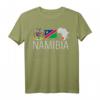 Namibia T-Shirt mit Flagge, Emblem und Afrika-Karte – Perfektes Souvenir und Geschenk für Namibia-Reisende und Afrika-Fans