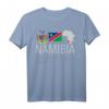 Namibia T-Shirt mit Flagge, Emblem und Afrika-Karte – Perfektes Souvenir und Geschenk für Namibia-Reisende und Afrika-Fans