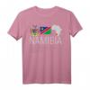 Namibia T-Shirt mit Flagge, Emblem und Afrika-Karte – Perfektes Souvenir und Geschenk für Namibia-Reisende und Afrika-Fans
