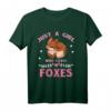 Niedliches Fuchs Mädchen T-Shirt – Ideales Geschenk für Tier- und Naturliebhaber zu Weihnachten & Geburtstag