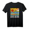 Sierra Nevada Mountains Artistic Nature Vintage T-Shirt – Retro Outdoor Design für Wanderer, Camper & Naturfreunde, Perfekt als Geschenk